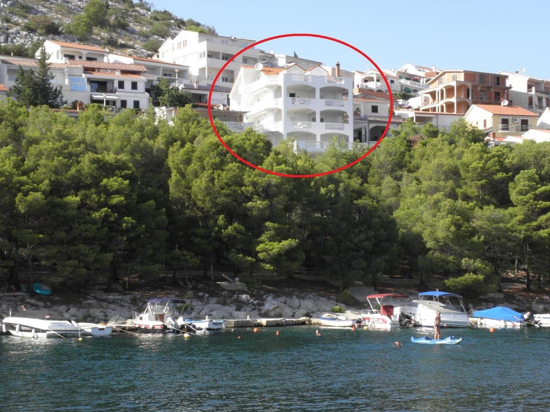 Apartments Snjeza Драге Экстерьер фото